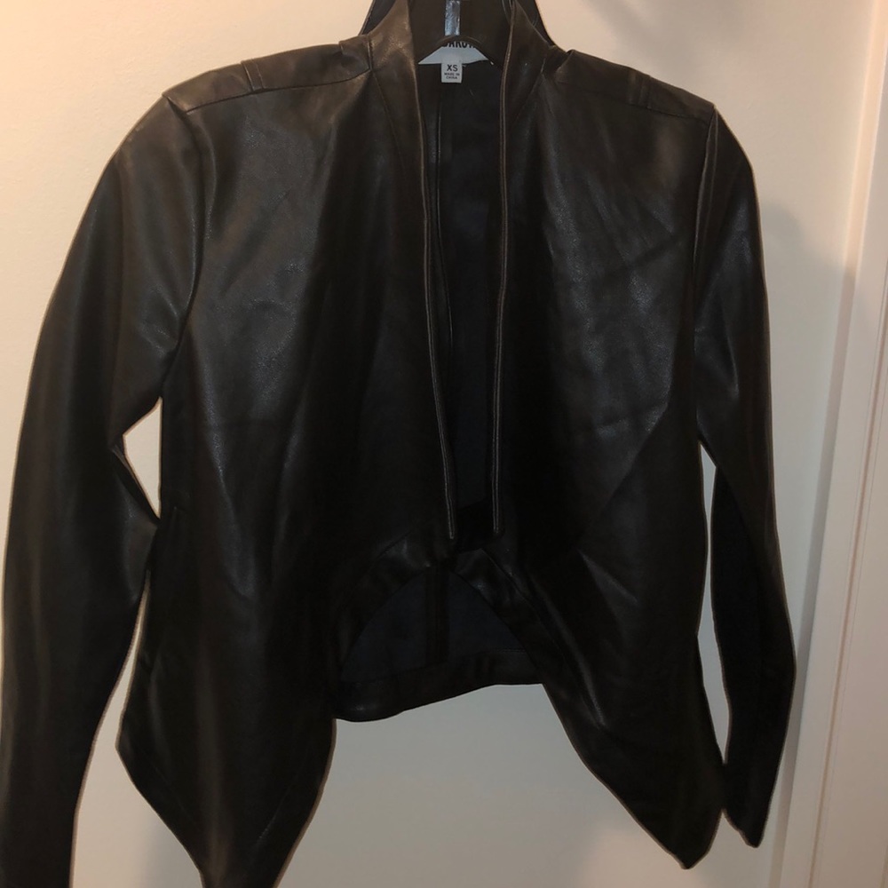 Black BB Dakota leather jacket